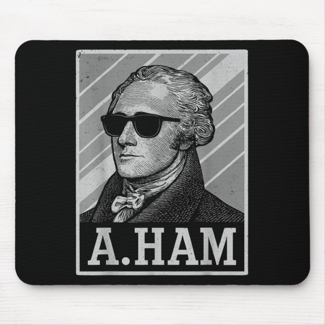 Mousepad Camiseta Retro Ander Hamilton Piada Homens Mulhere (Frente)