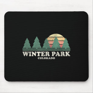 Mousepad Camiseta Vintage Winter Park Co Retrô Anos 70 Des