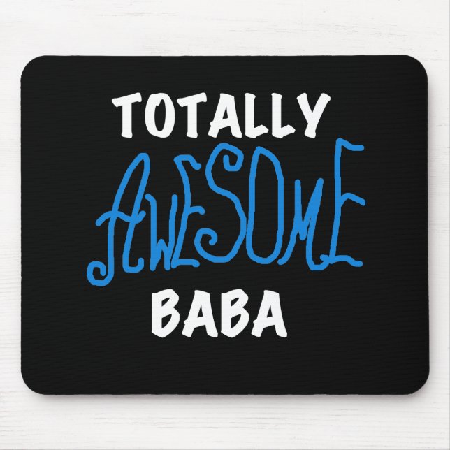 Mousepad Camisetas Baba e presentes totalmente incríveis (Frente)