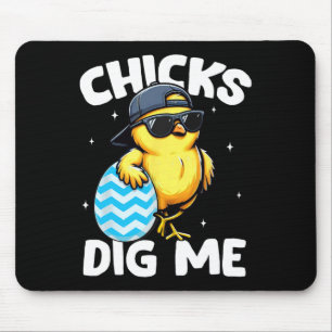 Mousepad Camisetas Chicks Dig Me Crianças Meninos Bebês Fel