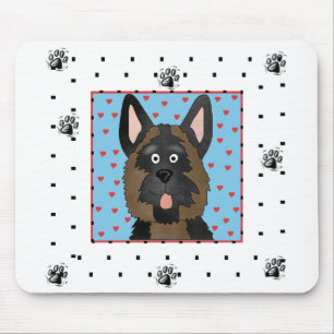 Mousepad Camisetas de cães german shepherd e presentes