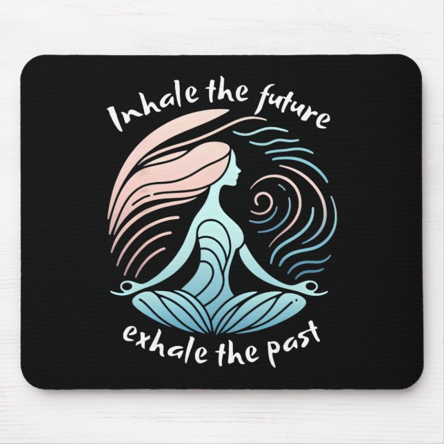 Mousepad Camisetas de Ioga para Mulheres com Frases (Frente)