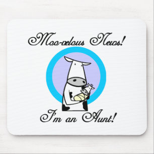 Mousepad Camisetas e presentes de tia nova e veloz
