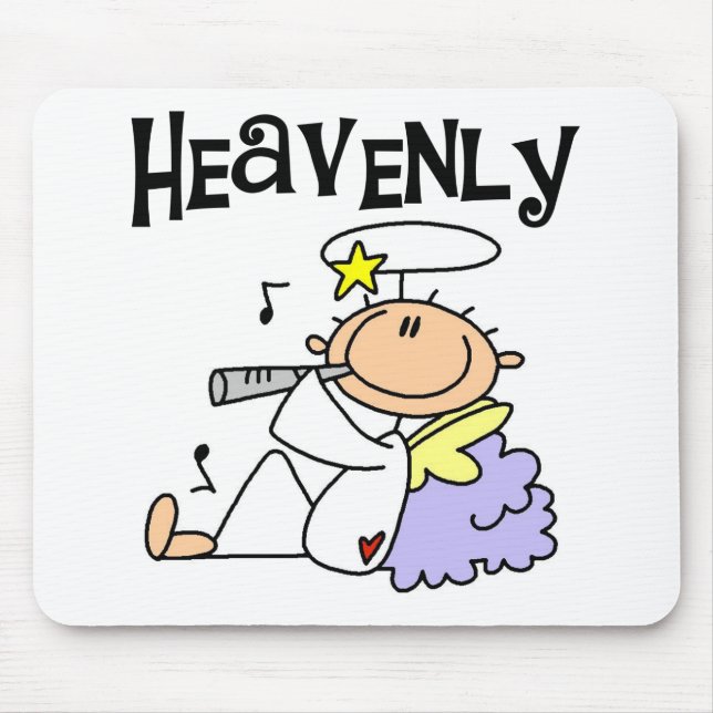 Mousepad Camisetas e Presentes do Anjo Celestial (Frente)