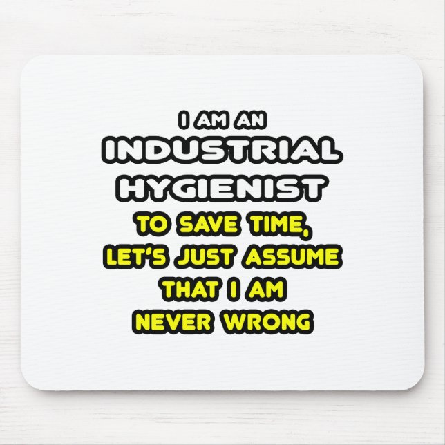 Mousepad Camisetas e presentes industriais engraçados (Frente)