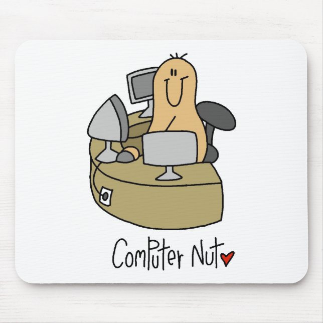 Mousepad Camisetas e Presentes para Fã de Computador (Frente)