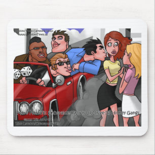 Mousepad Camisetas engraçadas canecas e presentes de gangue