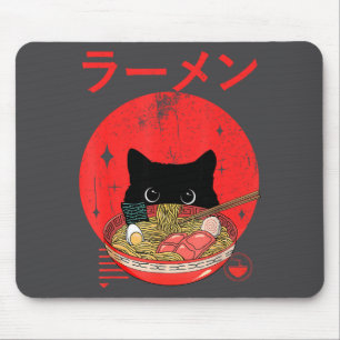 Mousepad Camisetas engraçadas gráficas japonesas Ramen de g