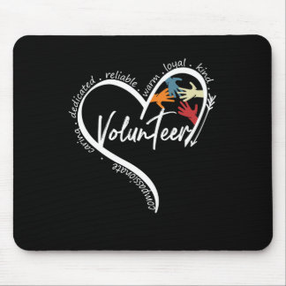 Mousepad Camisetas Gráficas De Voluntários Divertidos Volta