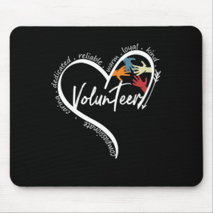 Mousepad Camisetas Gráficas Divertidas para Voluntários par