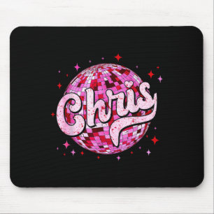 Mousepad Camisetas Groovy Chris Primeiro Nome D Eu Amo Chri