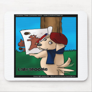 Mousepad Camisetas Presentes Engraçados Labradoodle Canecas