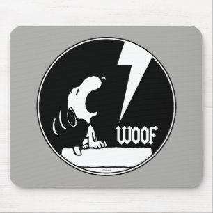 Mousepad Camisetas Rock Snoopy Howling