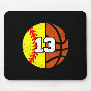 Mousepad Camisola Número 13 Softll Sketll Aniversário Engra