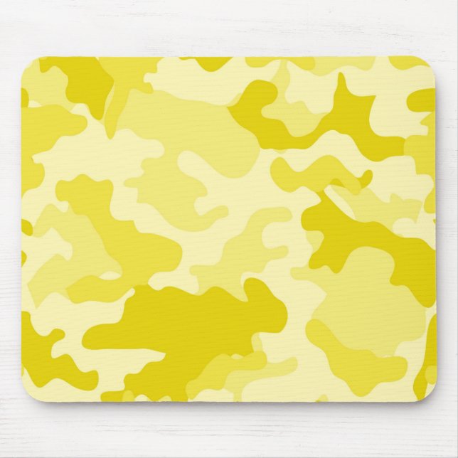 Mousepad Camo Amarelo-Claro (Frente)