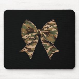 Mousepad Camo Coquette Arco Duck Caça Meninas Crianças Mulh