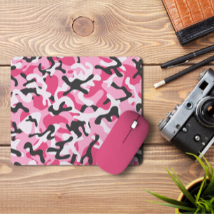 Mousepad Camo Floresta Rosa do Exército   Camo Forest Mouse