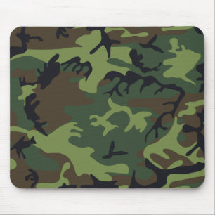 Mousepad Camo Militar Floresta Verde