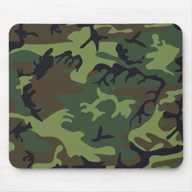 Mousepad Camo Militar Floresta Verde (Frente)