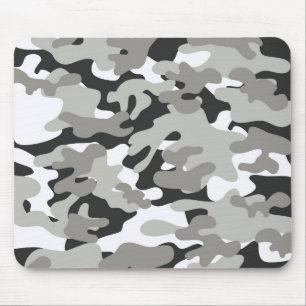 Mousepad Camo Preto e Cinza
