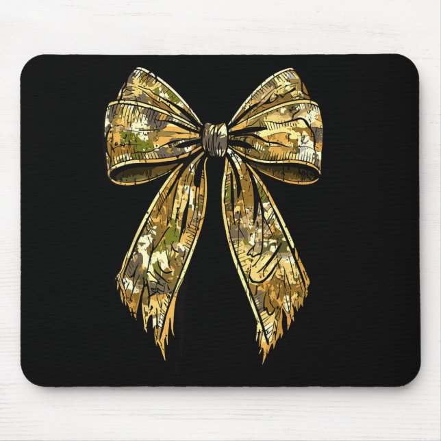 Mousepad Camouflage Camo Bow Hunting Girl  (Frente)