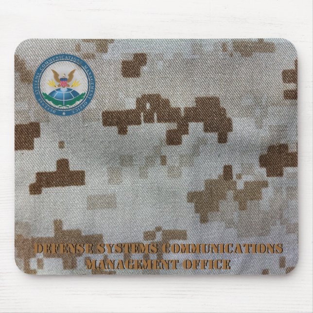 Mousepad camouflage_marine_desert_06, dscmo_seal_4x4, De… (Frente)