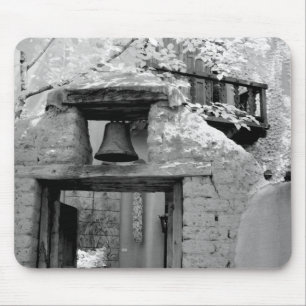 Mousepad Campainha de adobe áspero na entrada, Santa Fe, No