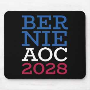 Mousepad Campanha Bernie Aoc 2028 - Oliveira da Luta Patrió
