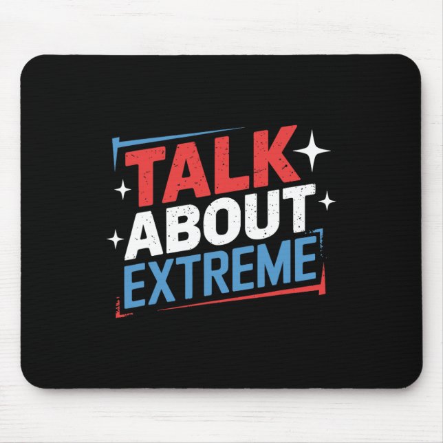 Mousepad Campanha Eleitoral Harris Fala Sobre Extreme (Frente)