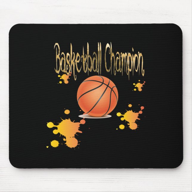 Mousepad Campeão de basquete (Frente)