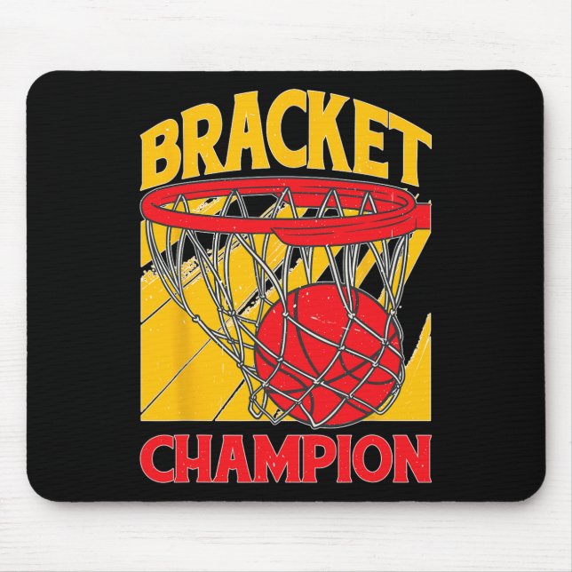 Mousepad Campeão de Bracket Sketll Vencedor Jogador Esporte (Frente)