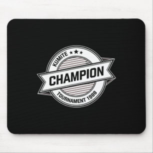 Mousepad Campeão de Kumite Artes Marciais Kung Fu Cinema de