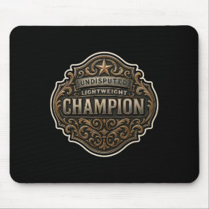 Mousepad Campeão Peso Leve Mma Boxe Kickboxing Champ B