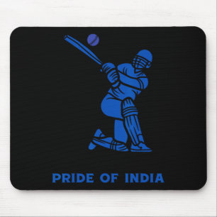 Mousepad Campeões Em Azul Orgulho Da Índia Pl De Críquete I