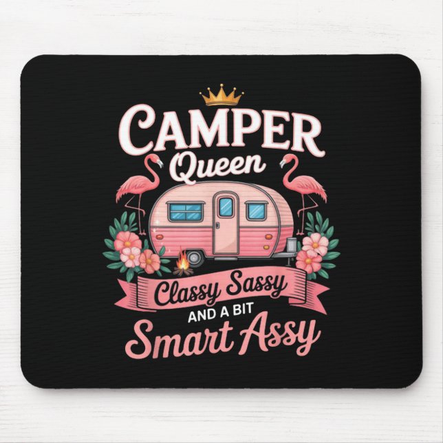 Mousepad Camper Queen Cly Sy Smart Y Camng Rv Women  (Frente)