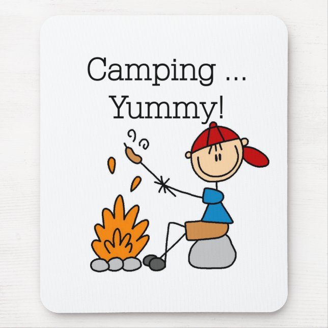 Mousepad Camping é Delicioso (Frente)