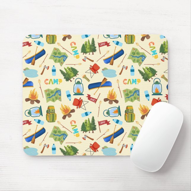 Mousepad Camping Life (Com mouse)