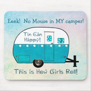 Mousepad Campista do vintage do TAPETE DO RATO