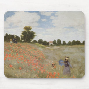 Mousepad Campo da papoila de Monet