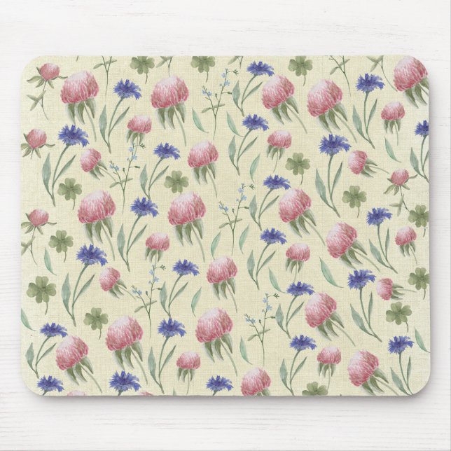 Mousepad Campo de flores silvestres (Frente)