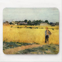 Campo de grãos (por Berthe Morisot)