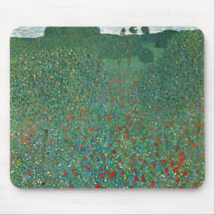 Mousepad Campo de Papoulas por Gustav Klimt, Arte Novo Vint