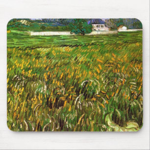 Mousepad Campo de trigo em Auvers por Vincent van Gogh