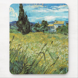 Mousepad Campo de trigo verde Vincent van Gogh