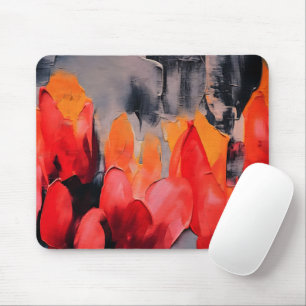 Mousepad Campo de Tulipas – Intensidade Floral Abstrata