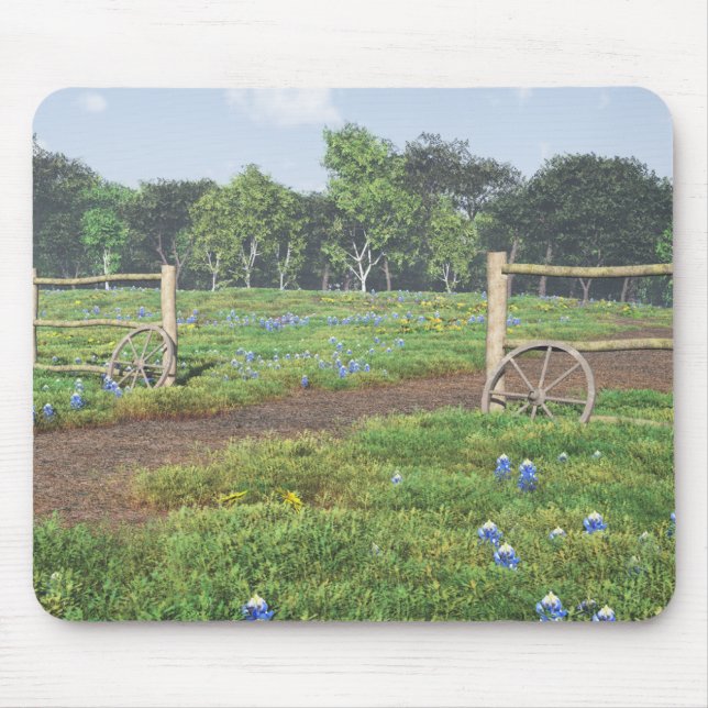 Mousepad Campo dos Bluebonnets (Frente)