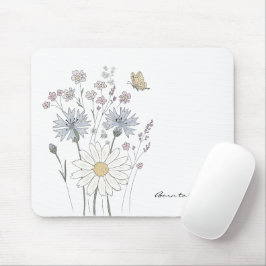 Mousepad Campo vibrante de flores silvestres