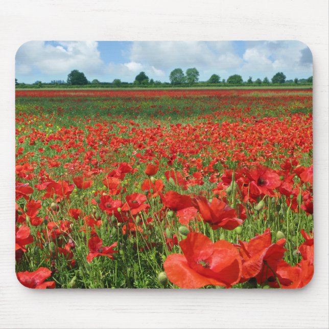 Mousepad Campos da papoila (Frente)