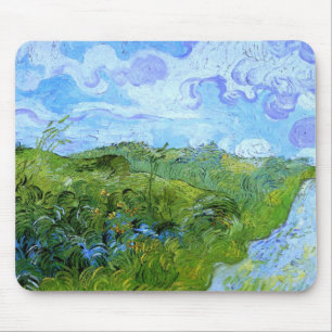 Mousepad Campos de Trigo Verde (F807) Van Gogh Belas Art