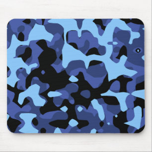 Mousepad Camuflagem azul